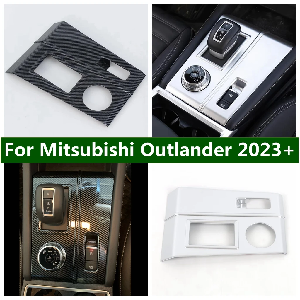 

Center Console Decoration Frame Cover Gear Shift Decoration Panel Trim Fit For Mitsubishi Outlander 2023 2024 Car Accessories