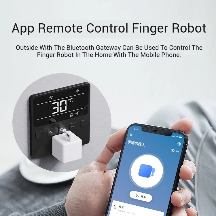 ZEXEF Tuya Smart Fingerbot Switch Bot Remoter Garage Curtains Button Robot Pusher Work With Alexa Google Home Voice Assitant