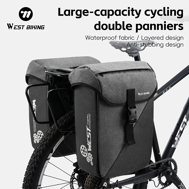 west-biking-double-side-bicycle-rear-rack-bag-32l-waterproof-bike-bag-long-distance-cycling-luggage-mtb-pannier-bike-accessories