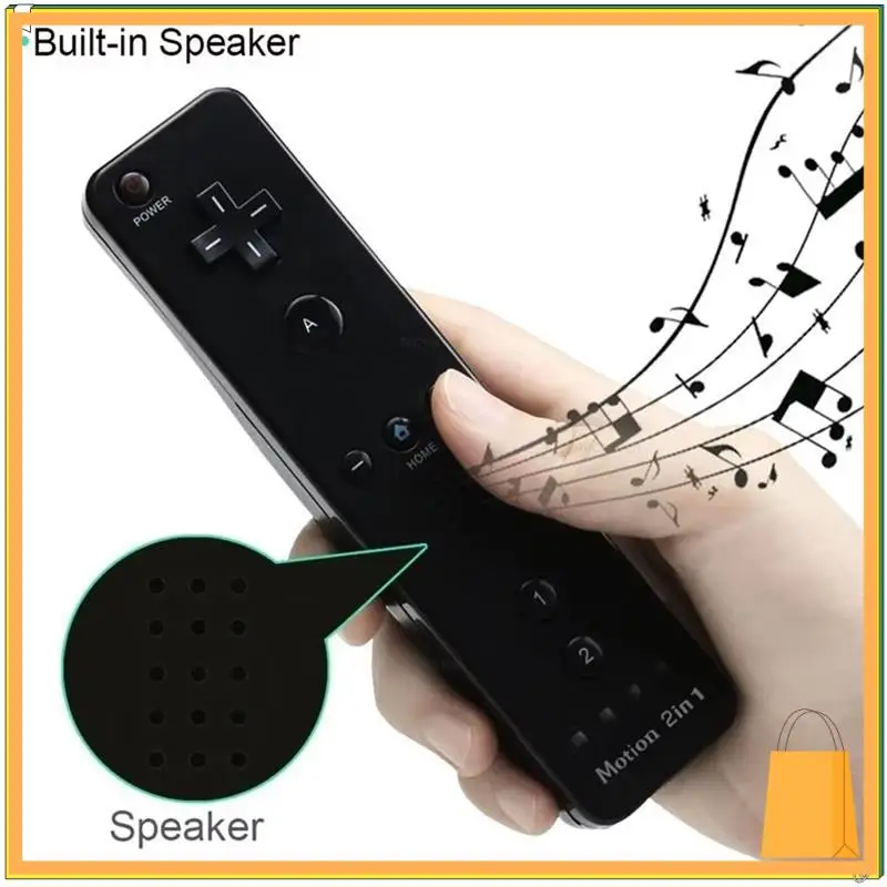 L52A-Bluetooth-геймпад для консоли Wii/Wii U, беспроводной пульт дистанционного управления с Motion Plus, Nunchuck и ремешком на запястье E