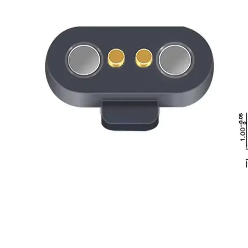

1Pair 2/3/4/5P 12V 1A Waterproof Magnetic Pogo Pin Connector, Male/Female 2.5mm Spring Loaded DC Socket, 60g Force