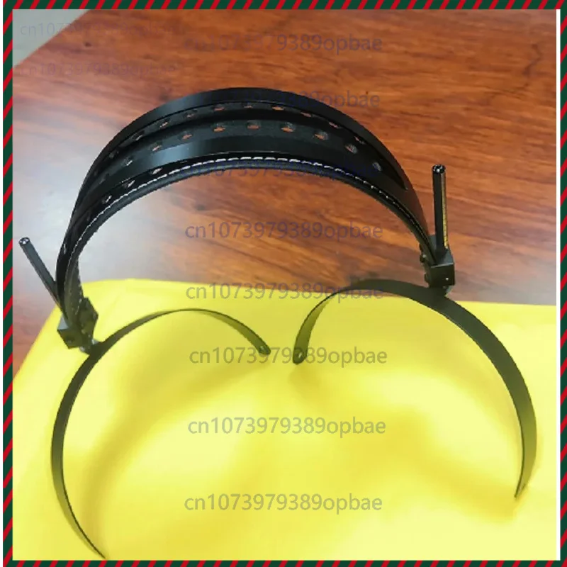 

DIY 100 мм 110 мм повязка на голову с крючком для больших наушников, металлический тормоз, вращающийся на 360 градусов, натуральная коровья кожа