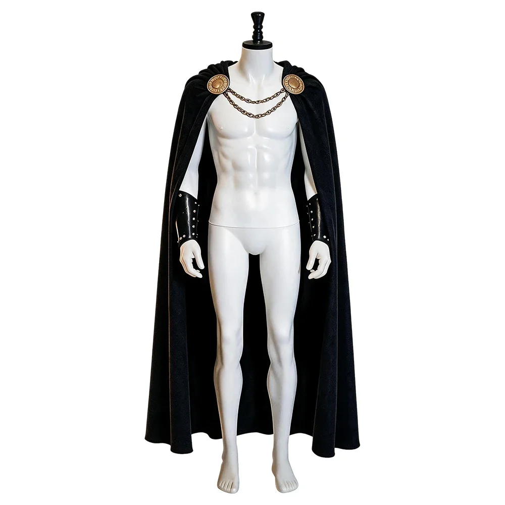 The Odyssey Agamemnon Cosplay Costume Adult Men Greek Roman Warrior Knight Outfit with Cloak Halloween Carnival Roleplay Suit view 6