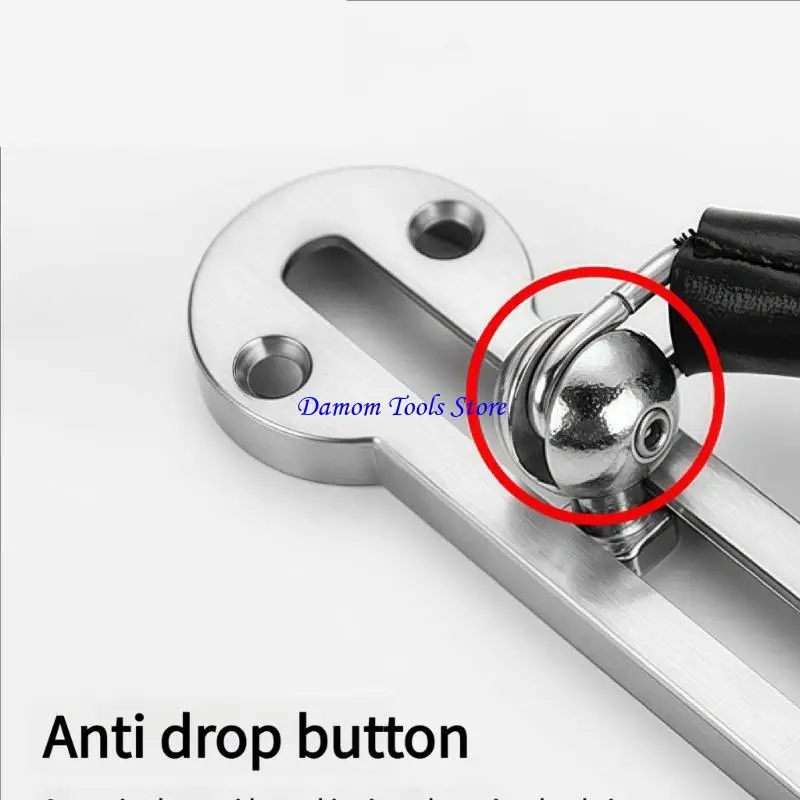57BE Professional Door Chain Lock Rustproof Untarnished Quick Installation Welcome Use