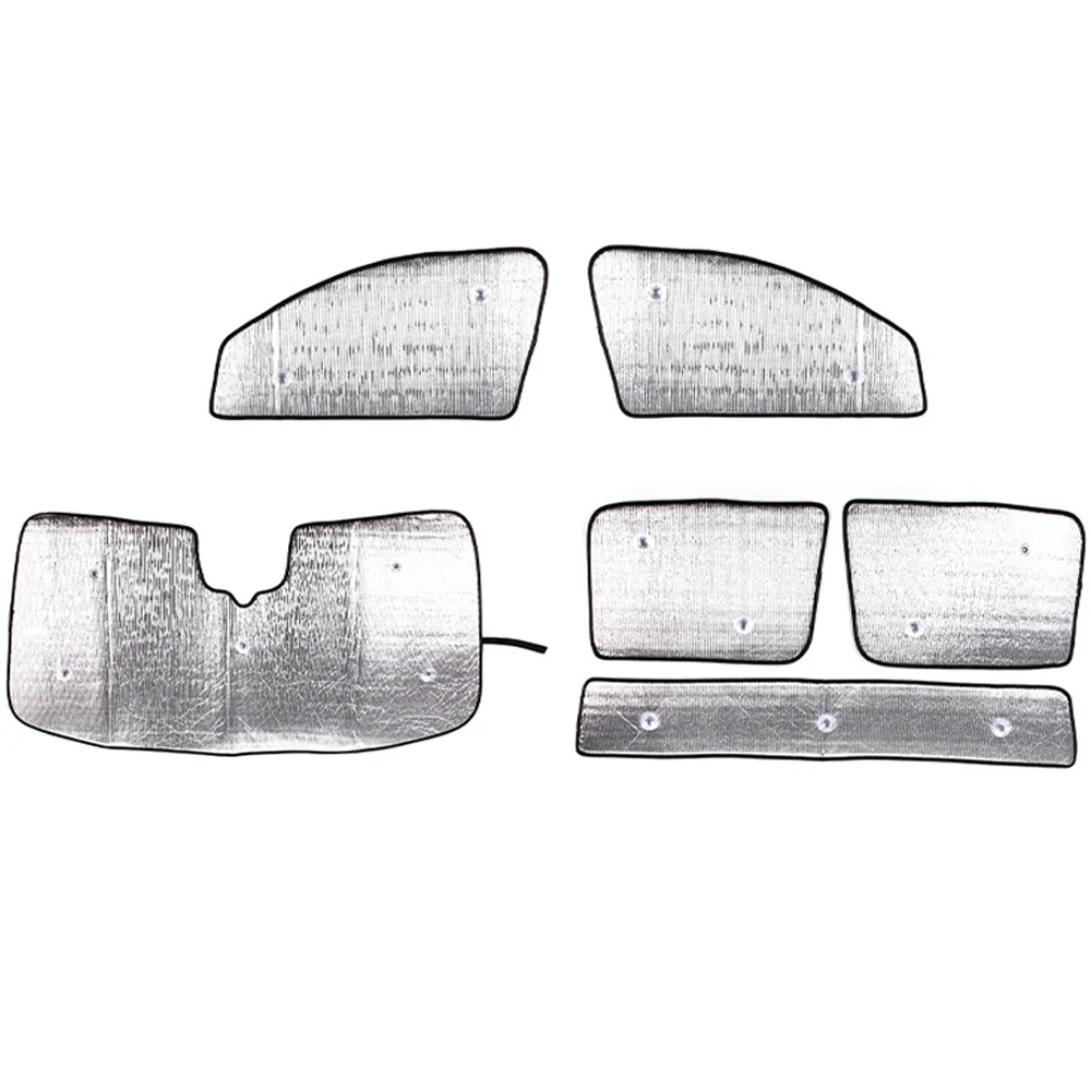 

6 шт. автомобильный солнцезащитный козырек на переднее окно для Ford Maverick 2022 + занавеска с защитой от УФ-лучей, солнцезащитный козырек на лобовое стекло, изоляция солнцезащитного козырька