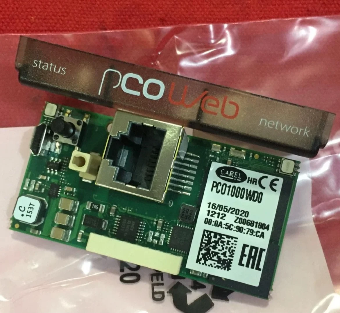 

Italian Carle PCO WEB Card/PCO1000WD0---PCO1OOOWDO/Carle SNMP Card