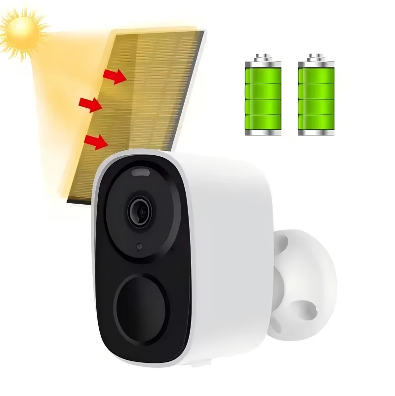 بطارية مدمجة منخفضة الطاقة 2 ميجابكسل تعمل بالطاقة الشمسية WIFI PIR كشف كاميرا مراقبة أمن الوطن CloudStorage وقت طويل الاستعداد #3