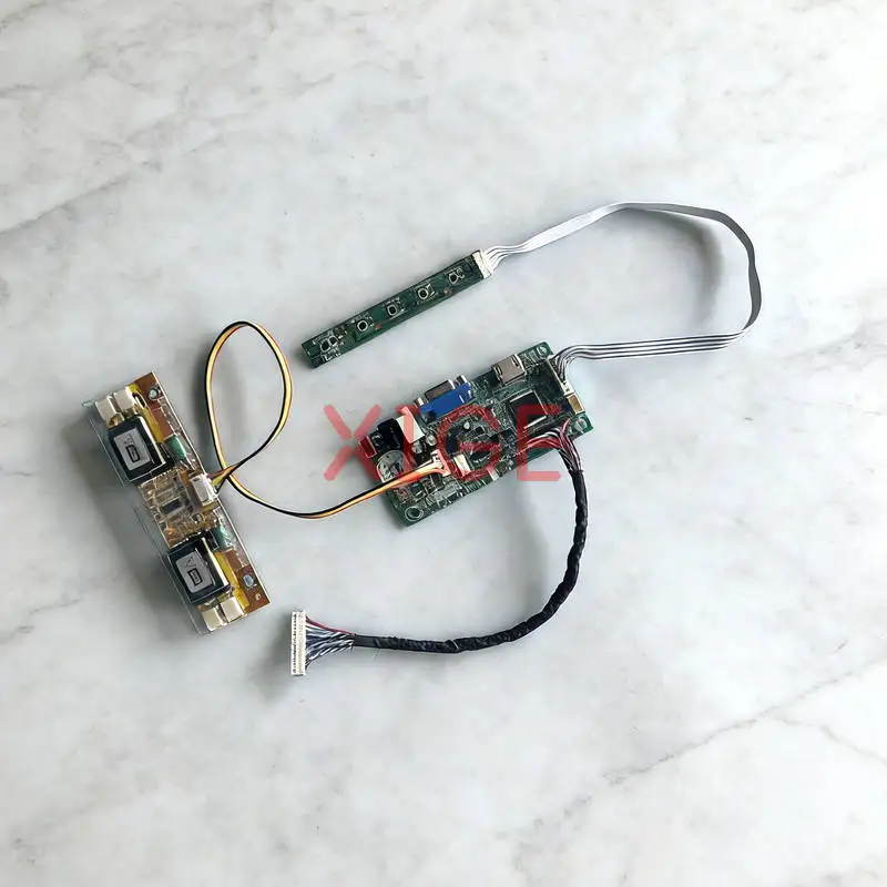 

Для MTT170E1LG11 QD170E1LG03 QD17EL07 LQ170E1LG комплект платы контроллера дисплея DIY 1280*1024 4-CCFL VGA + HDMI 1280x1024 30-контактный LVDS