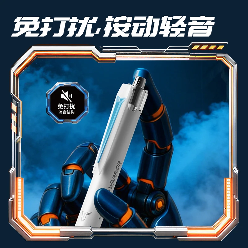 ديلي 5 قطعة 0.5 مللي متر الحبر الأسود هلام أقلام اللوازم المكتبية القرطاسية توقيع القلم مدرسة طالب لوازم هدية قلم حبر جاف