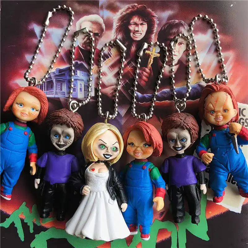Anime Figure Ghost Doll Pvc Action Figures Dolls Keychain Desktop Decoration Model  Pendants Perfect Halloween Festival Gift view 3