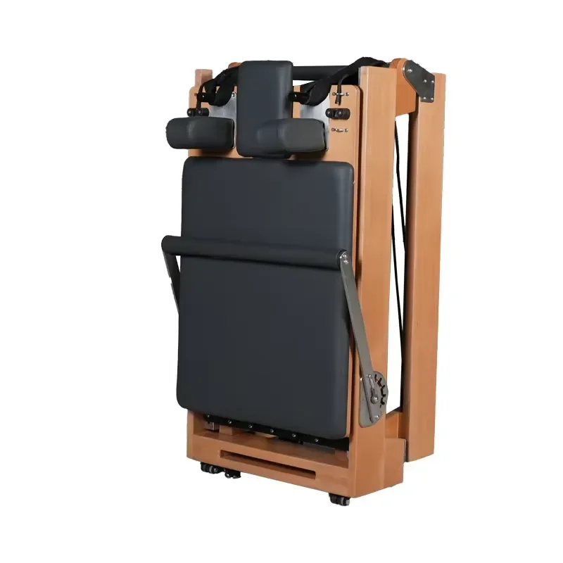 Beech Wood Pilates Core Bed Reformer Machine-Portable & Durable Multifunction Yoga Training Pilates Studio Equipment