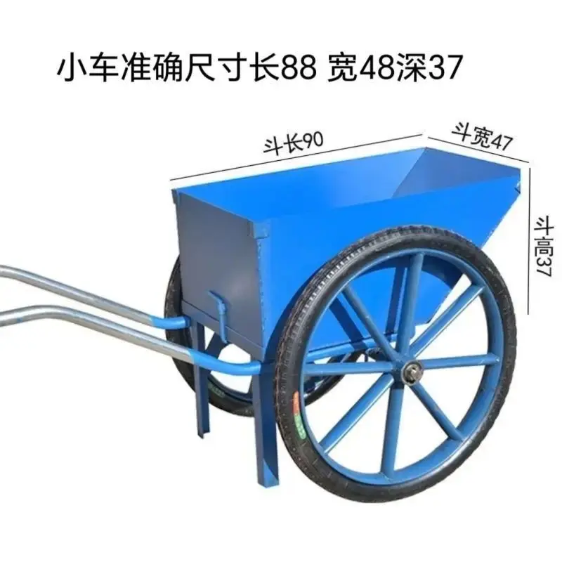 Серый ковш-грузовик, бытовой самосвал