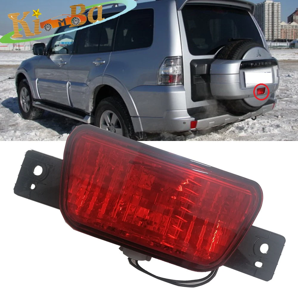 KIMBA Rear Spare Tire Lamp For Mitsubishi Pajero 4 P4 Montero V93 V97 V98 2007-2016 Rear Fog Light Brake Lamp With Bulb