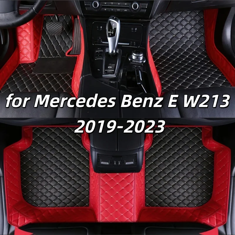 Floor Mats for Mercedes Benz E W213 2019 2020 2021 2022-2023 Custom Fit Waterproof Automotive Car Accessories interior