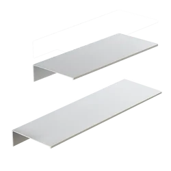 No Drilling Storage Rack Wall Shower Wall Shelf Kitchen White Finish for Modern Bathroom Organizer Home Space-Saving Accessories