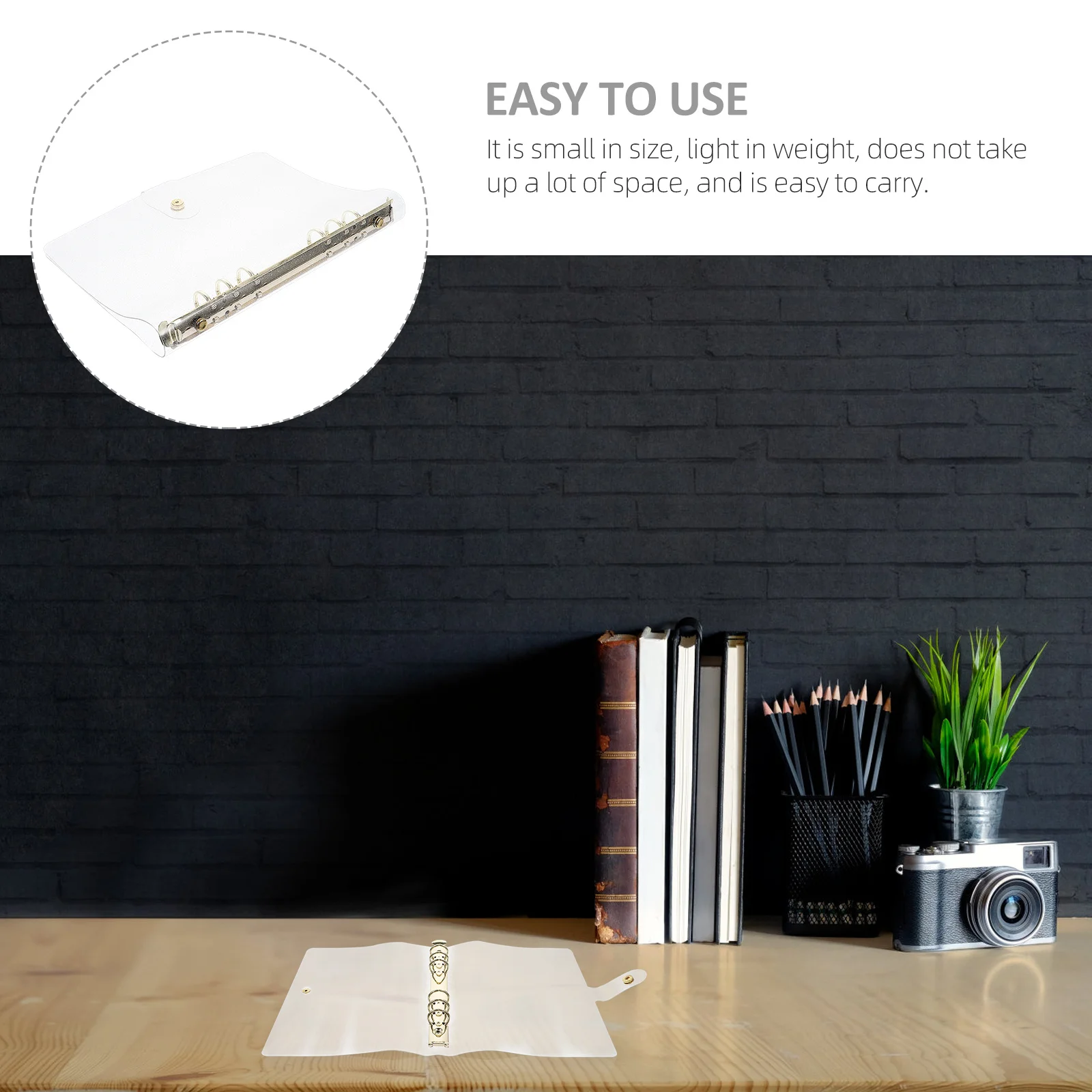 Notepad Cover For School Notebook Binder Journal Book Protective Case Lightweight Portable Handbook Cover Notepad Case