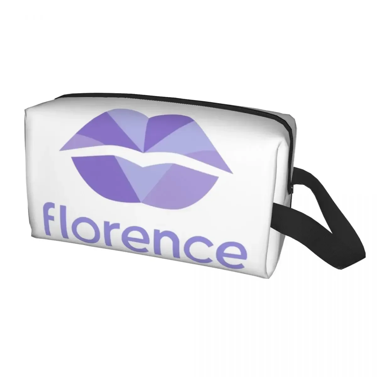 

Custom Florence By Mills Toiletry Bag Women Cosmetic Makeup Organizer Lady Beauty Storage Dopp Kit Box