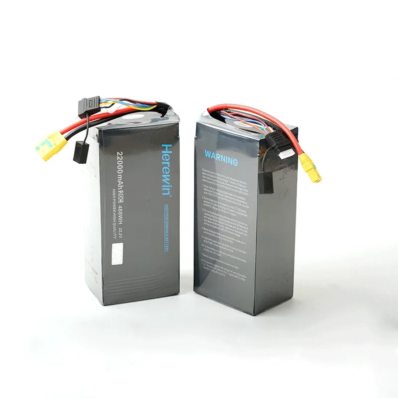 Original Herewin 6S 22000mah Lipo Battery 22.2v 20C Shaft Battery Agricultural Plant Protection UAV Battery XT90 Plug