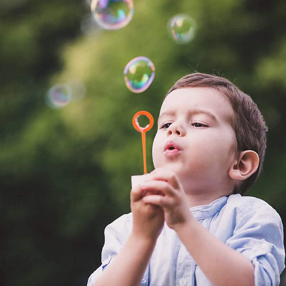 6 pièces ensemble de baguettes à bulles léger Durable sûr pour les enfants en bas âge fabricant de bulles en plein air ensemble de baguettes à bulles fabricant de bulles