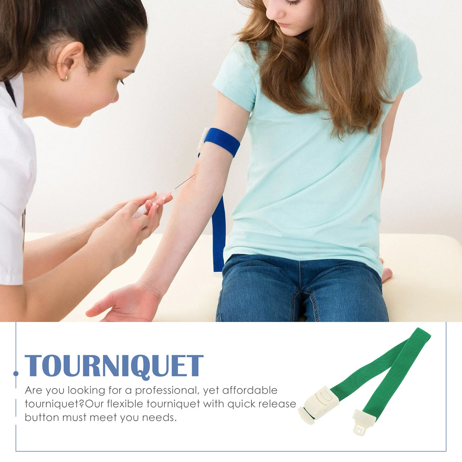 

5pcs Adjustable Emergency Tourniquet For Outdoor Sports Hiking Aid Kit Portable Hemostatic Band Tool