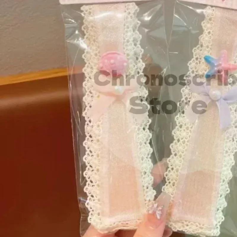 Parches Adhesivos Florales para el Cabello con Velcro para Niñas, Parches Antideslizantes de Borde Ancho para Fijar Flequillos, Accesorio para Peinados Diarios de Verano para Niñas