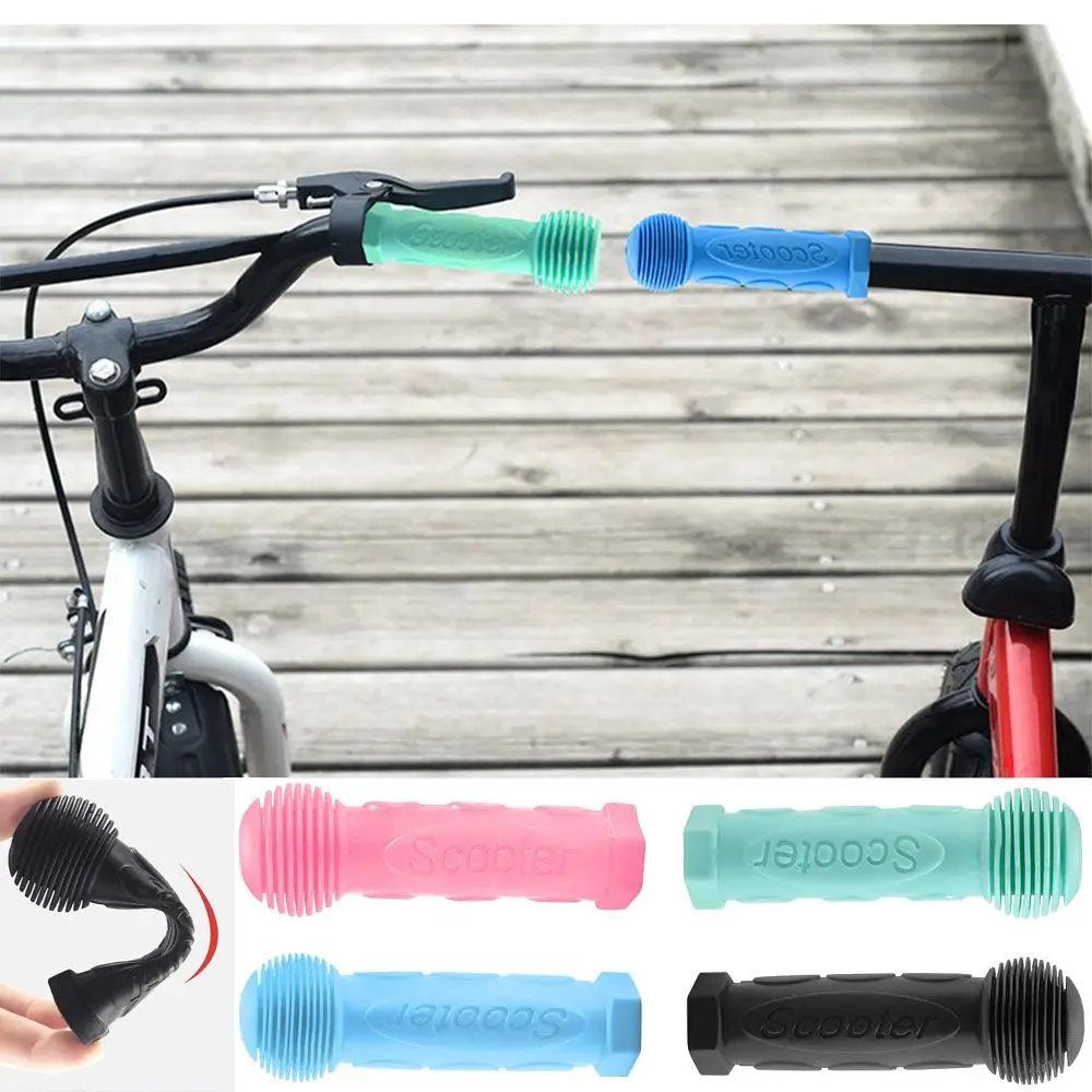 11cm Length Anti-skid Colorful Blue Red Handle Handlebar Grips Skateboard Scooter Accessories Rubber Grip Children Bike Parts