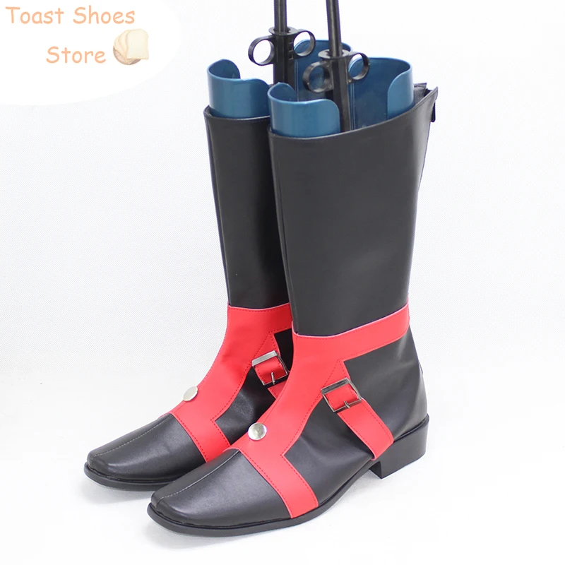 Anime Jojo'sbizarreadventure Guido Mista Cosplay Schoenen Pu Lederen Schoenen Cosplay Prop Halloween Boot Kostuum Prop