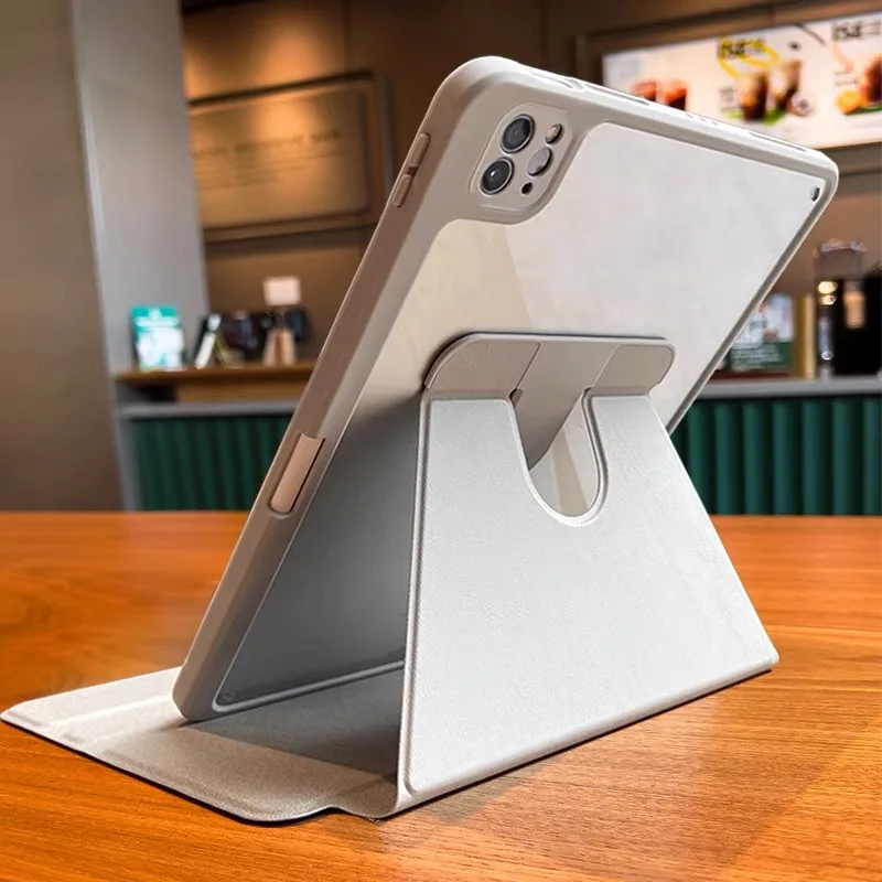 

720 rotation suitable for Apple iPad Pro protective case Air5 tablet 9.7 with pen slot 10.2 inches 11 acrylic