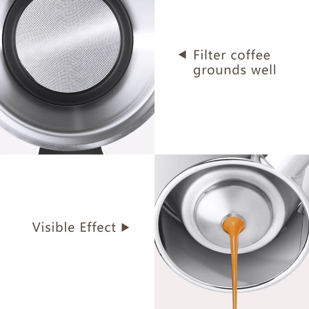 For Delonghi Coffee Machine Espresso Bottomless Portafilter 51MM 2Ears Filter with Filter Basket Delonghi Accessories