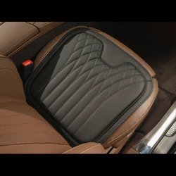 Cojín Lumbar Universal para asiento de coche, almohadilla de refrigeración de verano, soporte de cintura para asiento trasero de cuero para conductor