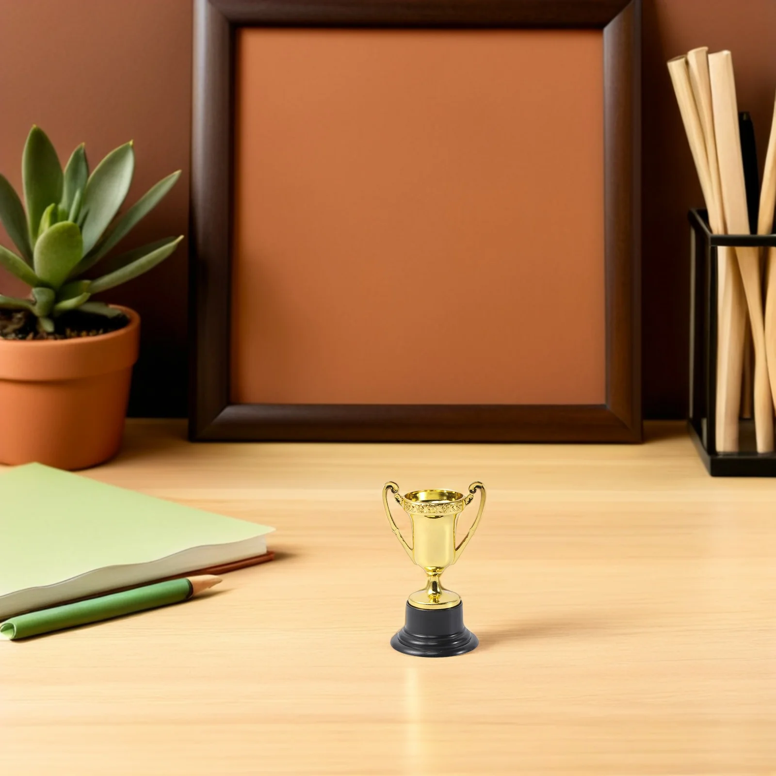 

10 Pcs Participation Trophy Small Award Decorative Plastic Prank Awards Soccer Champion Christmas Game Funny