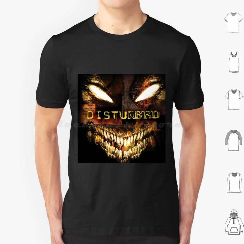 Distur T Shirt Big Size 100% Cotton Disturbed Album Cover Believe Album Cover Believe Evolution Album Cover Evolution