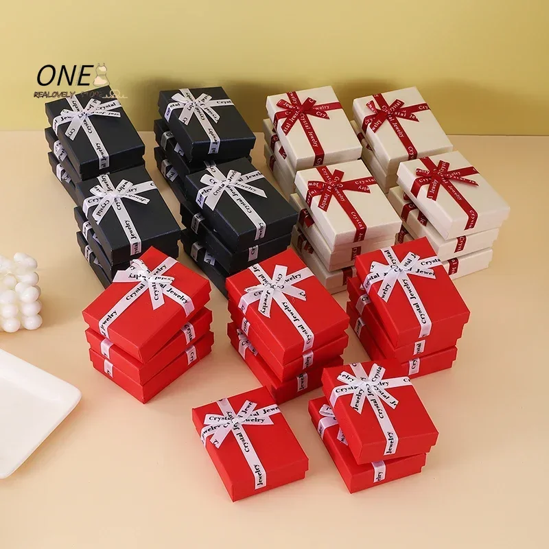 

Bowknot Jewelry Box for Earring Jewelry Organizer Necklace Storage Boxes Watch Organizers Storage Jewelry Display Gift Box Case