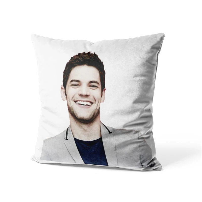 Aertemisi 18'' x 18'' Jeremy Jordan Square Throw Pillow Cushion Covers Cases Pillowcases for Sofa 45cm x 45cm