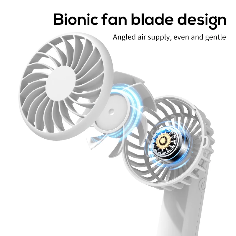 Xiaomi Youpin Clip Fan Portable Handheld Fan Adjustable High Wind Speed Rechargeable Silent Fan Efficient Cooling For Outdoor Mi