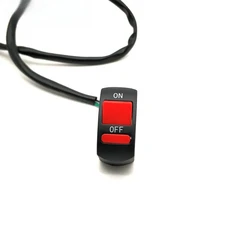 Motorcycle Handlebar Emergency Kill Switch - 12V/10A ON/OFF Button for Dirt Bike/ATV/Universal Models