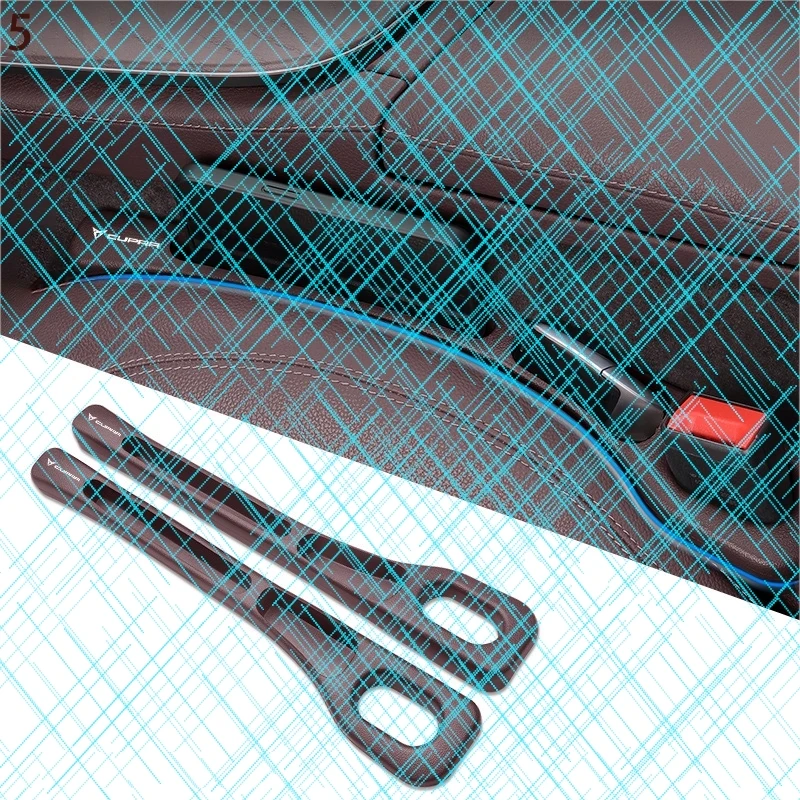 Accessoires de rangement pour voiture : Remplisseur d'espace de siège latéral anti-fuite pour Seat, Cupra Leon Mk3, Ibiza Mk2, EXEO, Ateca, Altea