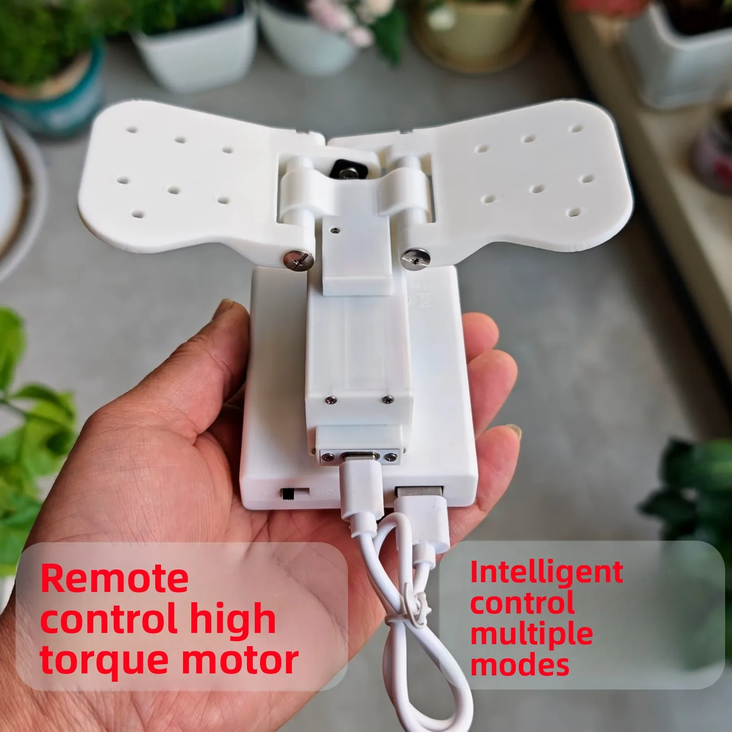 Automatic Opener 1kg Remote-Controlled Electric Large Winged Butterfly Device with Flapping Wings
