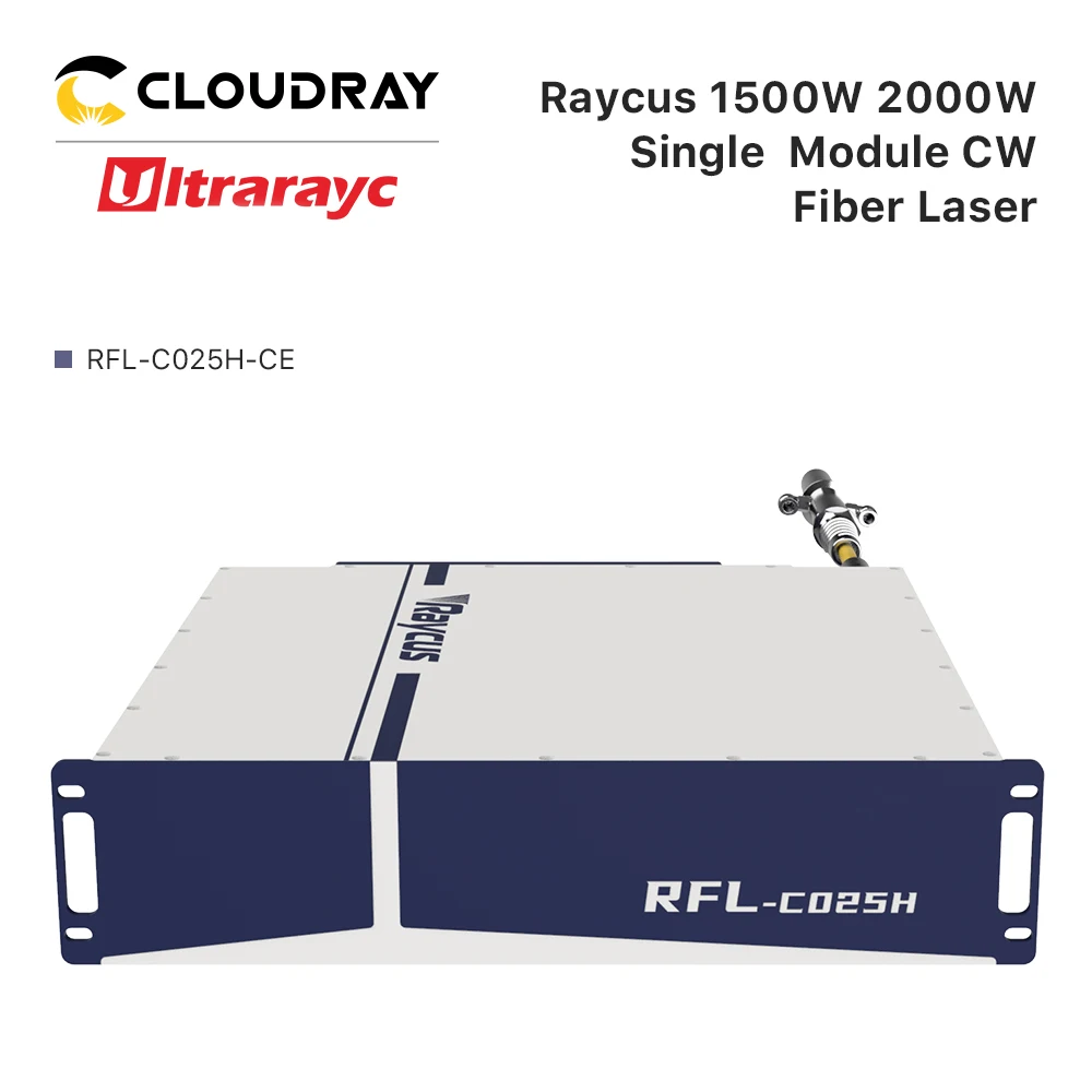 원래 Raycus 1064nm 섬유 레이저 소스 단일 모듈 1-2KW CW 섬유 레이저 RFL-C020H-CE RFL-C025H-CE 용접 기계