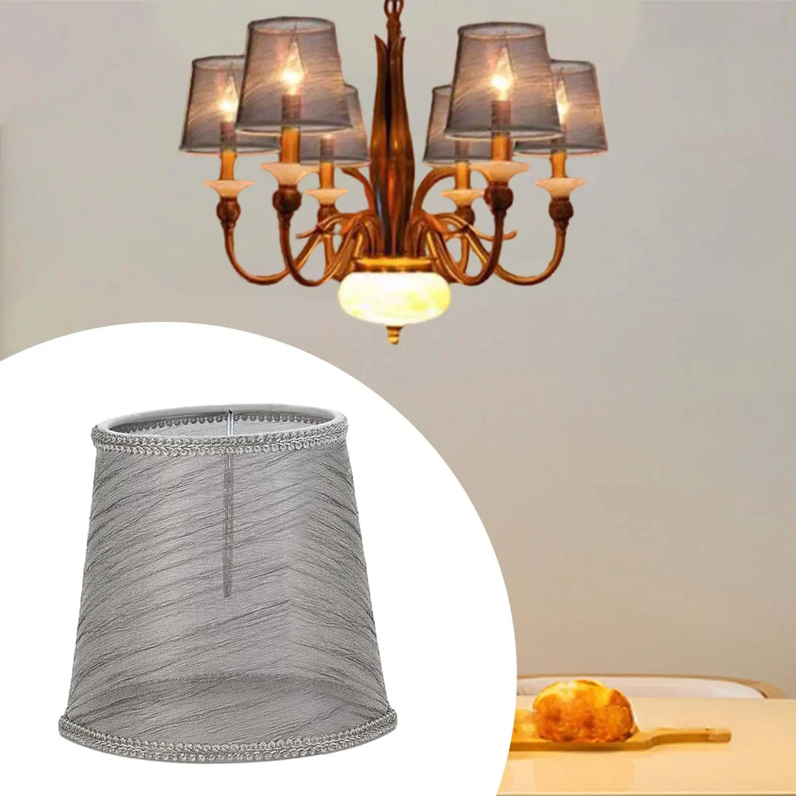 Mesh Wire Lampshade, Table Lamp Lampshade Accessories, Elegant Multifunctional,