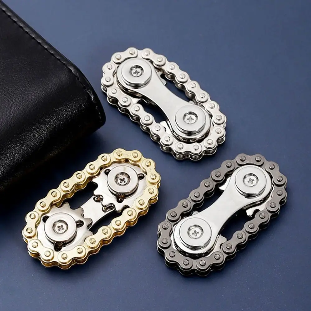 

Звездочки с волчком, гироскоп, звездочка на кончике пальца, прочная велосипедная цепь, шестерня, сделай сам, металлическое колесо, шестерня, цепь, гироскоп