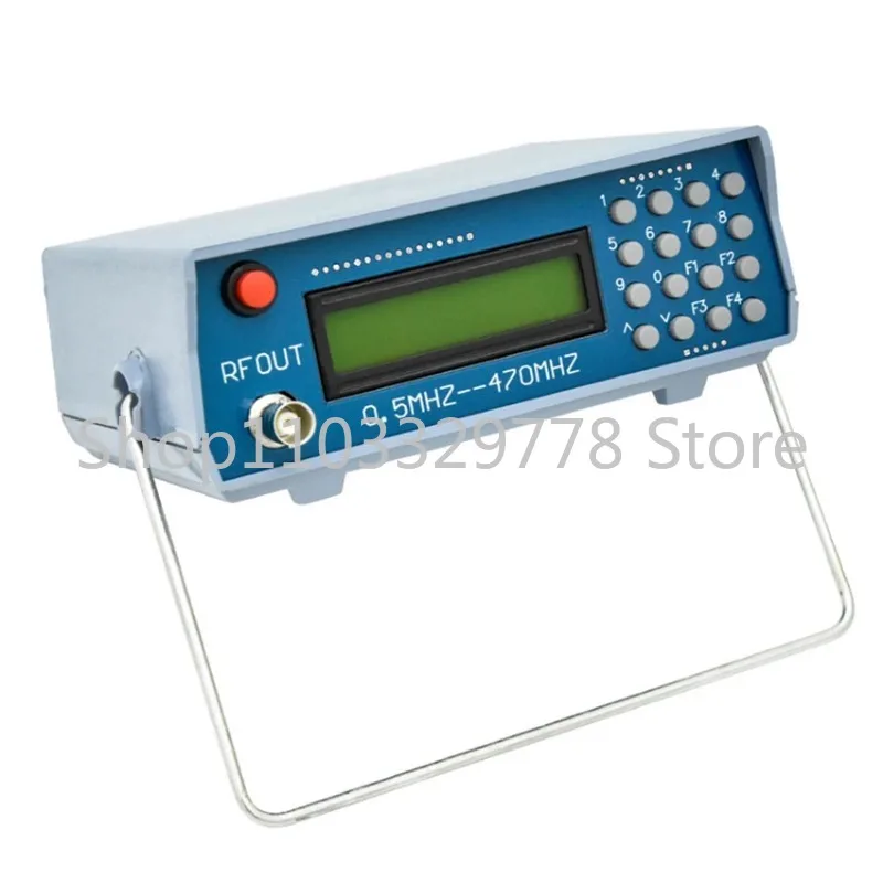 Signal Generator 0.5MHz-470MHz RF Signal Generator Meter Tester for FM Radio Walkie-talkie Debug Digital CTCSS Singal Output