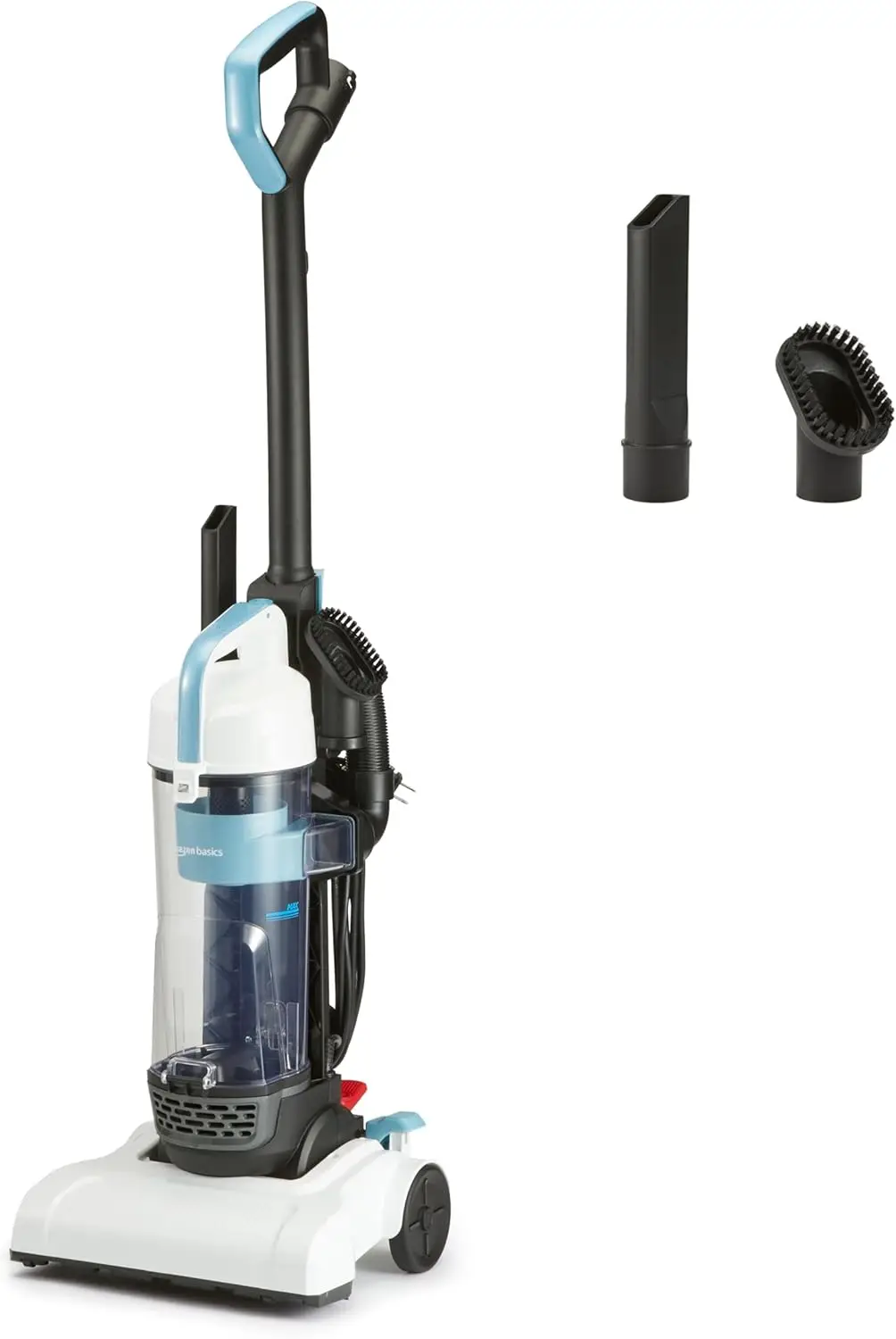 Upright Bagless Vacuum Cleaner for Carpet and Hard Floors, Washable Filter, Lightweight with Tools