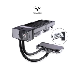Granzon Water Cooling Kit for RTX 3070/ 3080/ 3090 RX6900X AIO GPU Block Pump 240mm Radiator PC Cooler G1/4' Fittings Hose Tube