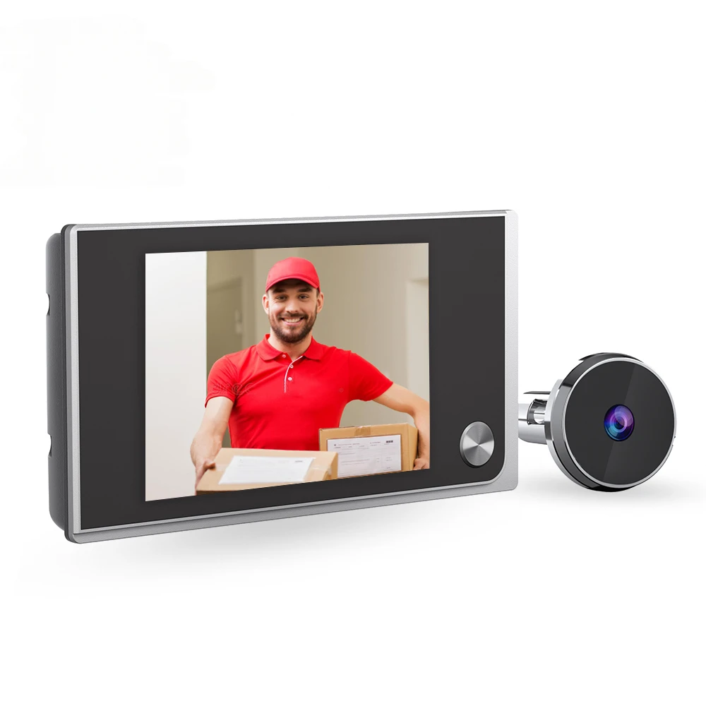 

3.5" Digital Door Peephole Camera Electronic Door Viewer Bell 120 Degree Wide Angle HD Screen Home Security System Hardware