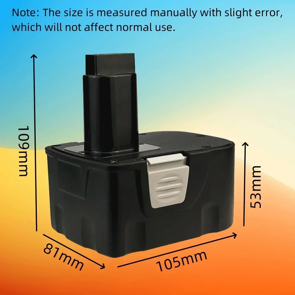 14.4V 6800mAh Ni-CD Rechargeable Battery For Interskol Electric Tools Replacement