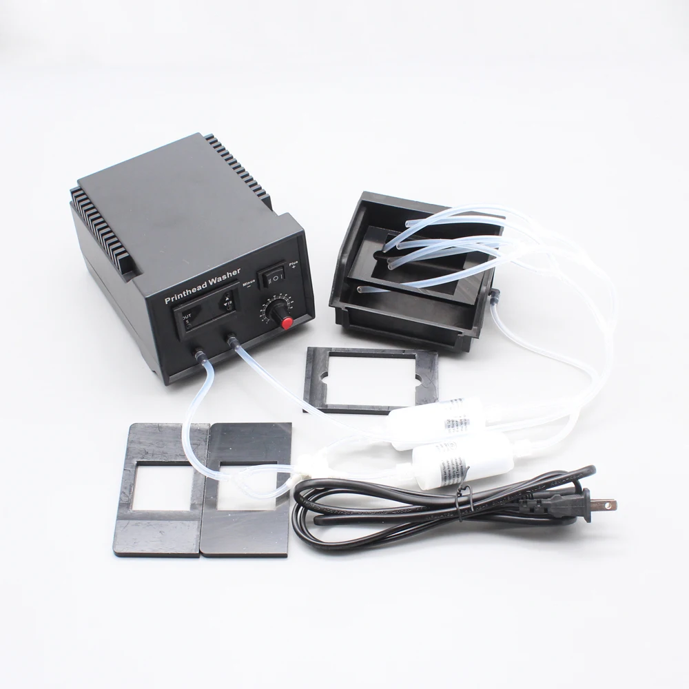 6 Channels DTF UV Solvent Printhead Washer Cleaning Machine For Epson L1800 L805 1390 XP600 DX6 I3200 Print Head Unclog Kit