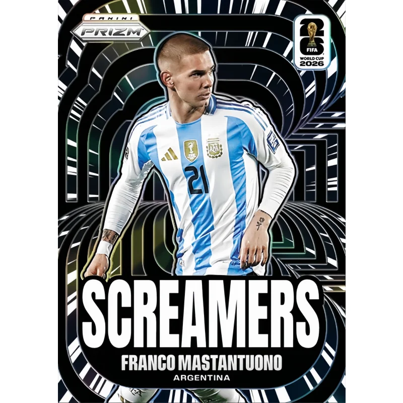 DIY Panini Homemade Football Collection Card FIFA World Cup SCREAMERS Series Messi Yamal Ronaldo Mbappe Neymar Haaland view 4