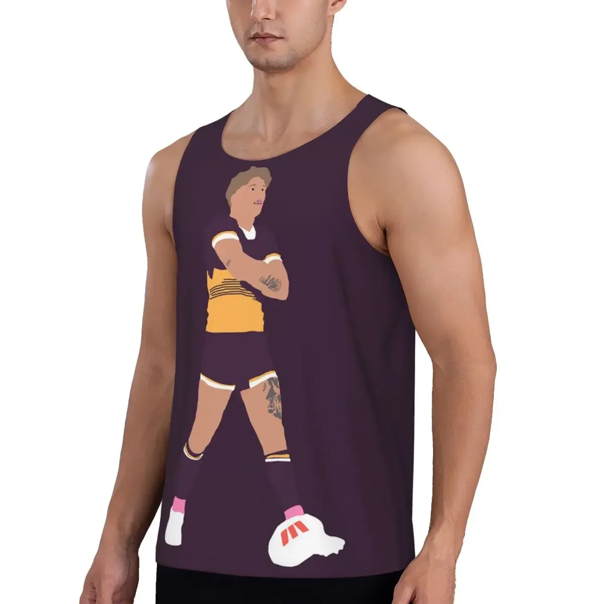 Quick Dry Reece Walsh Gym Tank Muscle Sleeveless Shirt Bodybuilding Breathable Vest