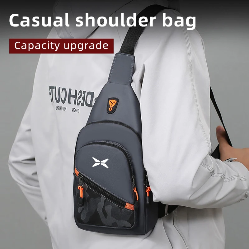 Car Logo Men Chest Bag Handbags Waist Bag Crossbody Bag Headphone Cable For Xpeng P7 G3 G3i G9 P5 X2 N5 F30 H93 Beta 2019 2020